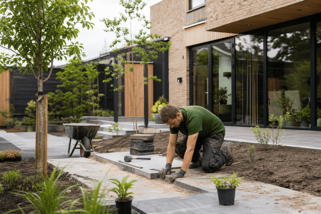 Wat doet een hovenier bij een complete tuinrenovatie?
