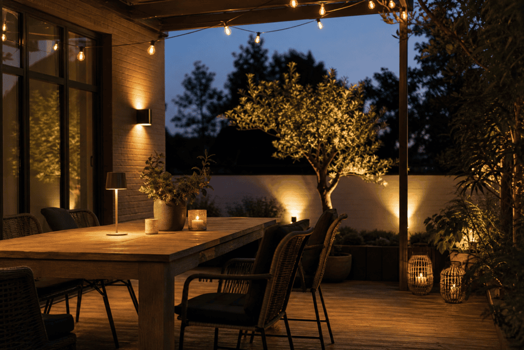 Welke buitenverlichting zorgt voor sfeer op je terras?