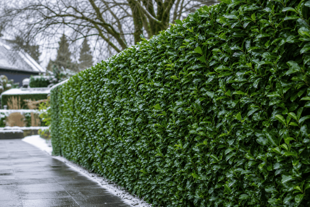 Welke haag blijft ook in de winter groen?