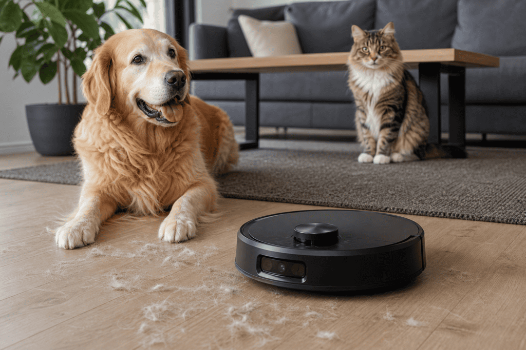 Welke robotstofzuiger is handig als je huisdieren hebt?