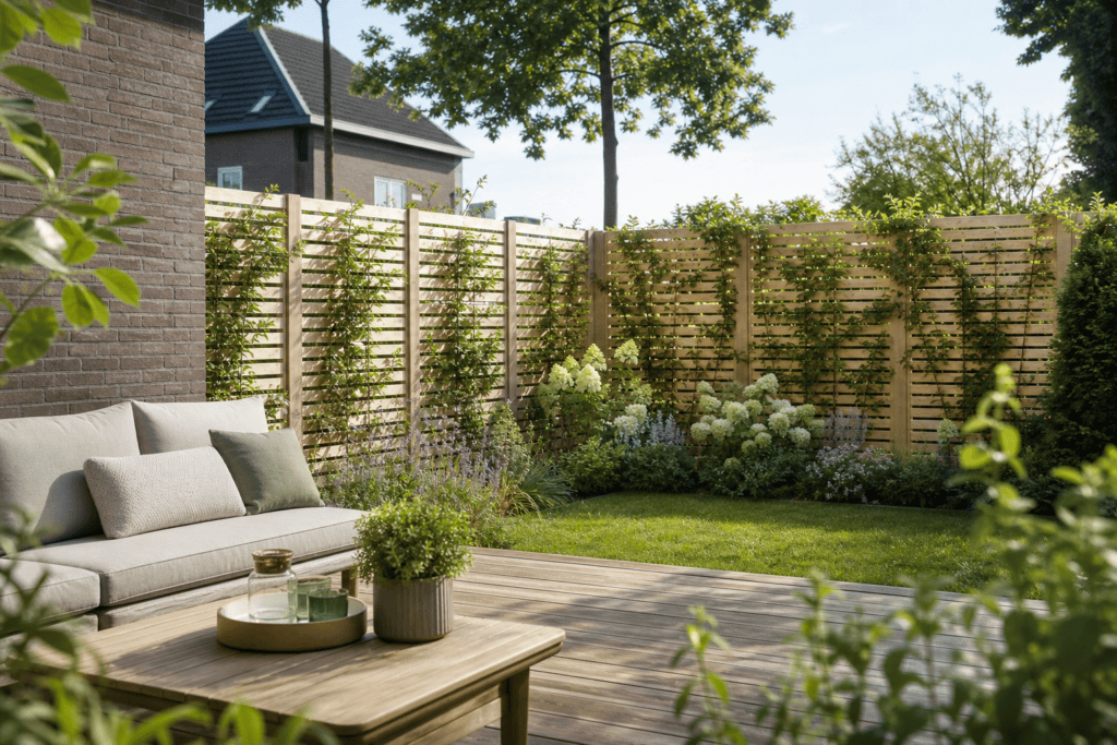 Welke schutting geeft privacy zonder je tuin donker te maken?
